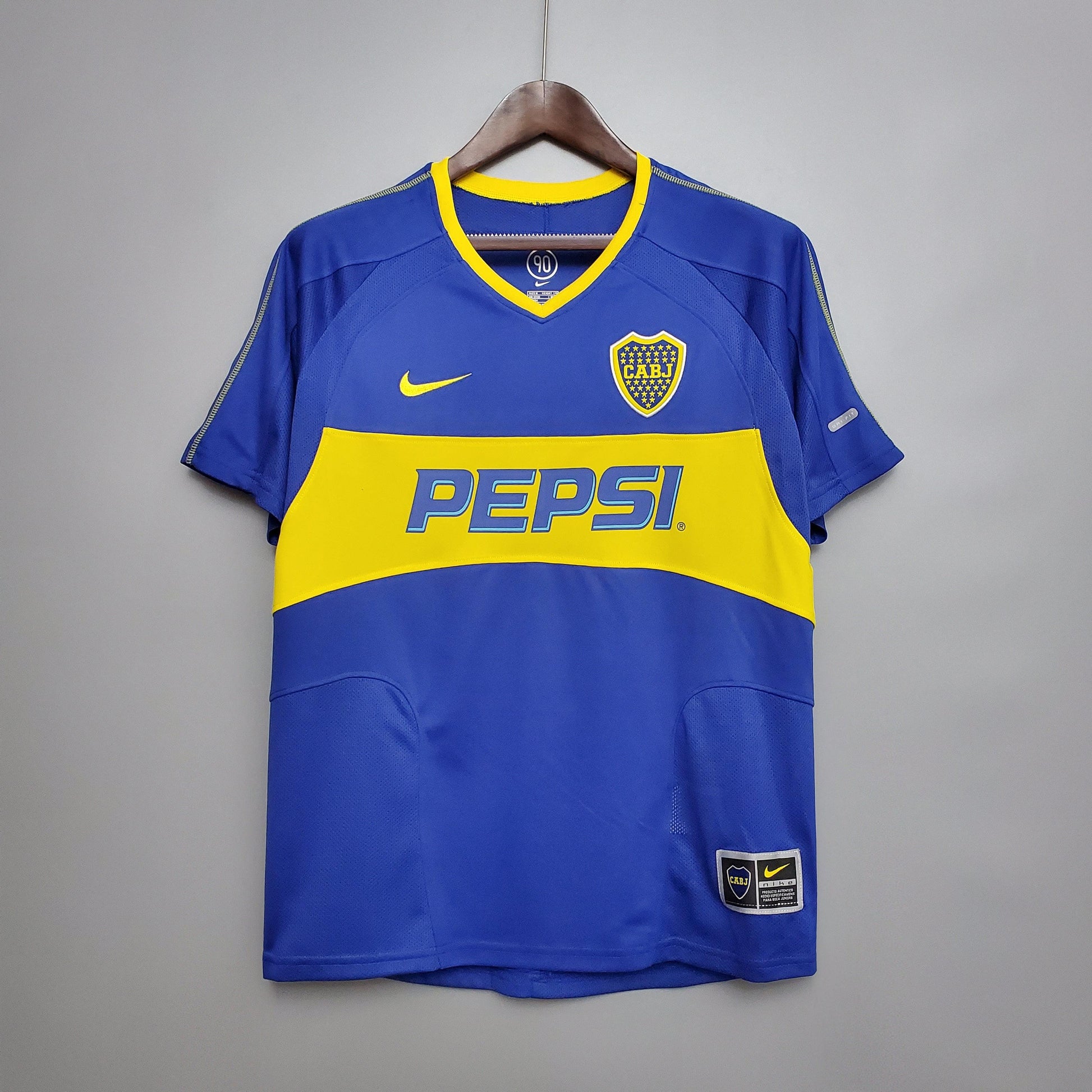 Camisa Boca Juniors Titular 03/04 - Versão Retro - Boutique do Boleiro