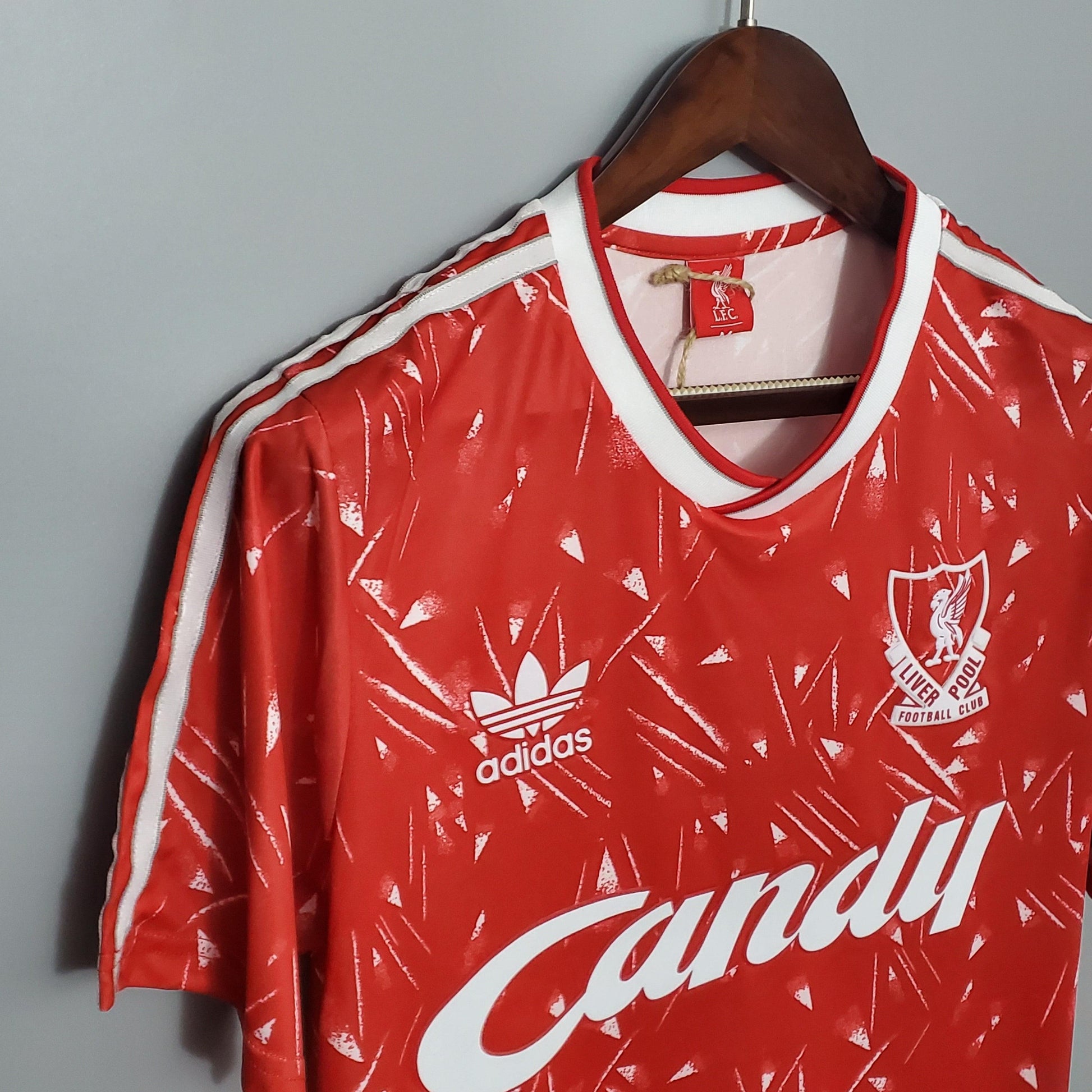 Camisa Liverpool Titular 89/91 - Versão Retro - Boutique do Boleiro