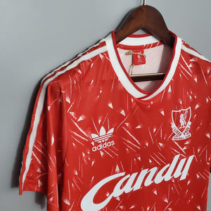 Camisa Liverpool Titular 89/91 - Versão Retro - Boutique do Boleiro