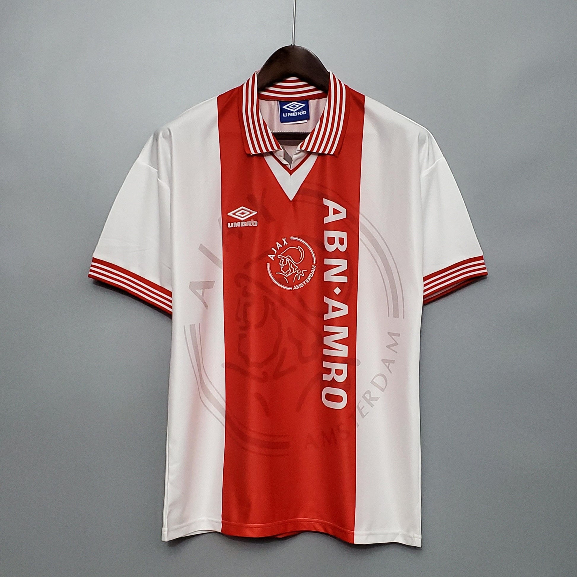 Camisa Ajax Titular 95/96 - Versão Retro - Boutique do Boleiro