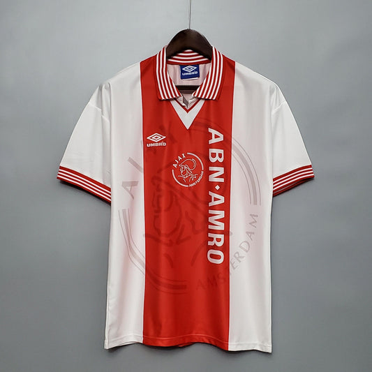 Camisa Ajax Titular 95/96 - Versão Retro - Boutique do Boleiro