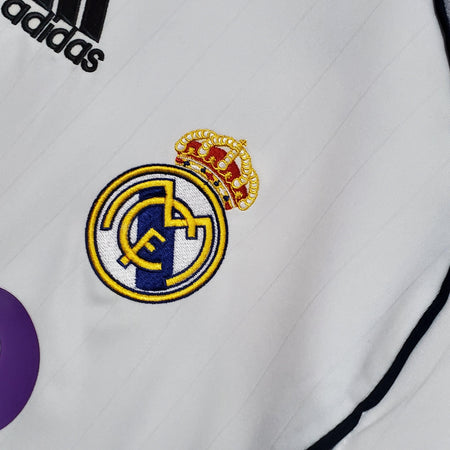 Camisa Real Madrid Titular 06/07 - Versão Retro Manga Comprida - Boutique do Boleiro