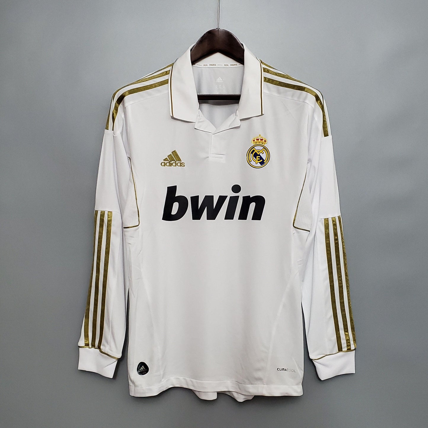 Camisa Real Madrid Titular 11/12 - Versão Retro Manga Comprida - Boutique do Boleiro