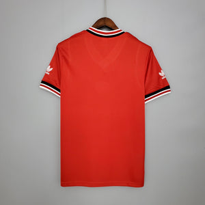 Camisa Manchester United Titular 85/86 - Versão Retro - Boutique do Boleiro