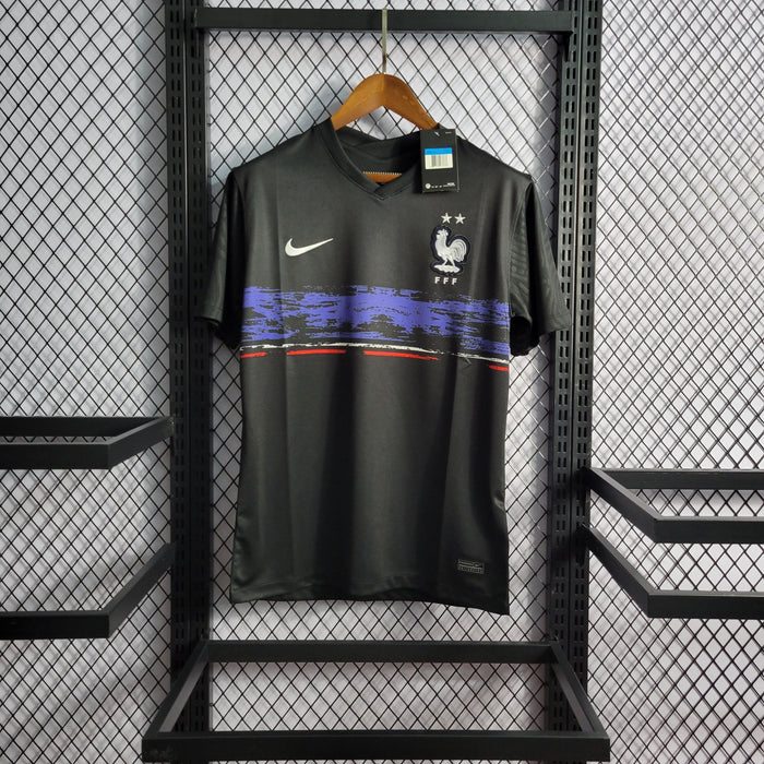 Camisa França Pré Jogo Preta 22/23 - Versão Torcedor