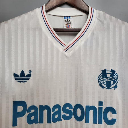 Camisa Olympique de Marseille Titular 90/91 - Versão Retro - Boutique do Boleiro