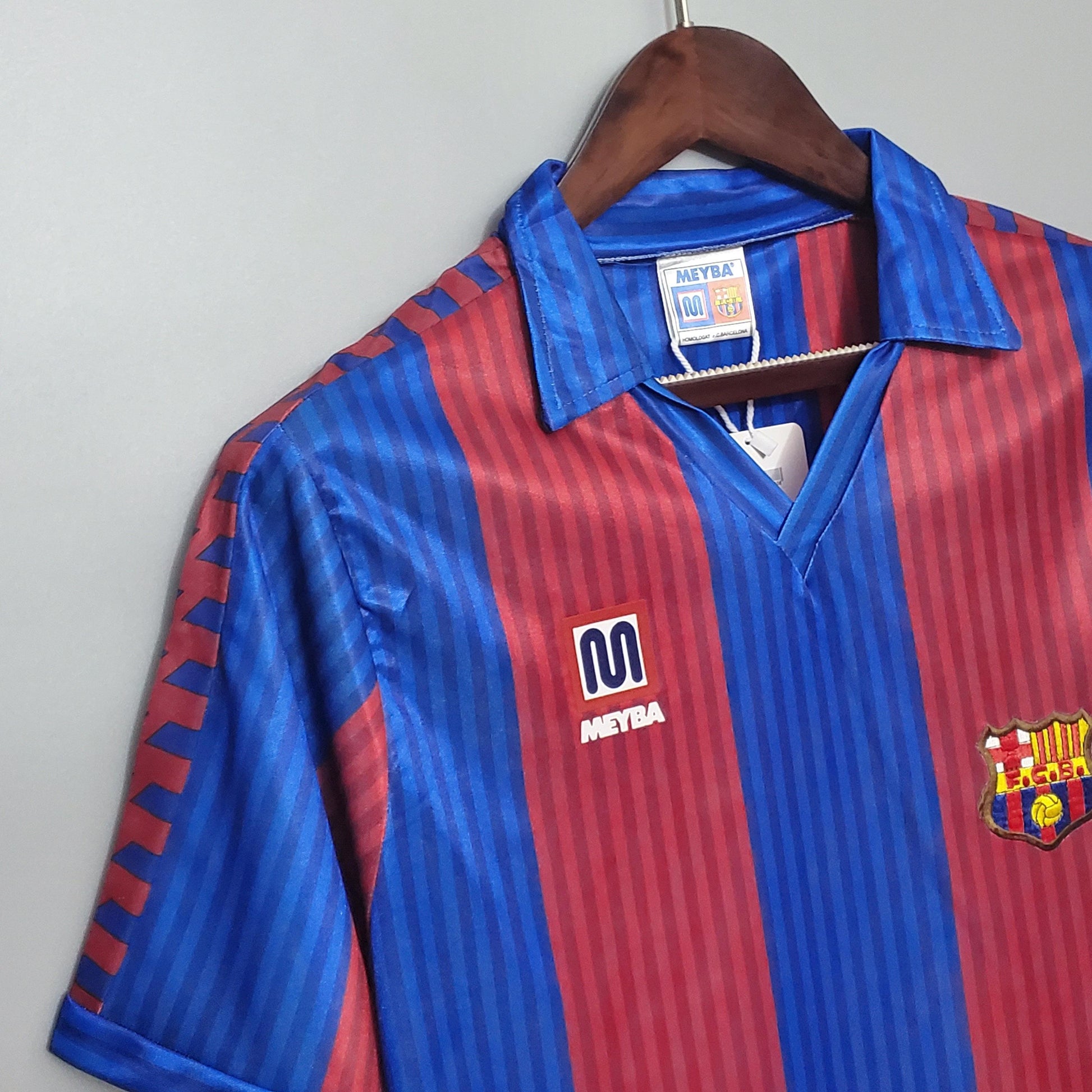 Camisa Barcelona Titular 90/91 - Versão Retro - Boutique do Boleiro