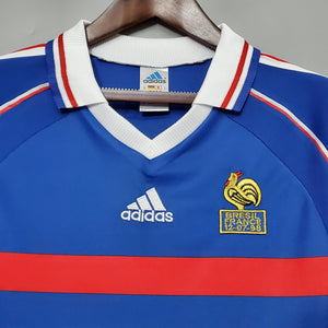 Camisa França Titular 1998 - Versão Retro - Boutique do Boleiro