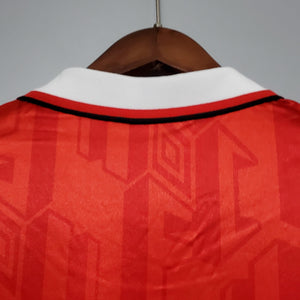 Camisa Manchester United Titular 92/94 - Versão Retro - Boutique do Boleiro