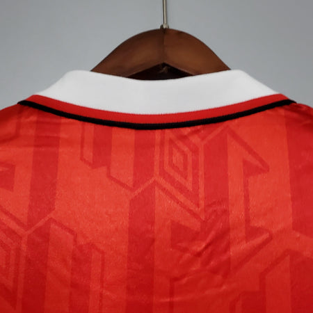Camisa Manchester United Titular 92/94 - Versão Retro - Boutique do Boleiro